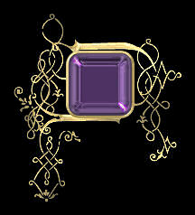 amethyst corner piece