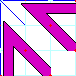 3x3 corner
